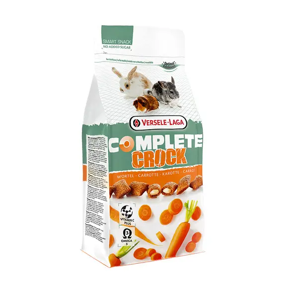 Versele-Laga Crock Complete Carrot - лакомство за гризачи с морков - 50 гр.