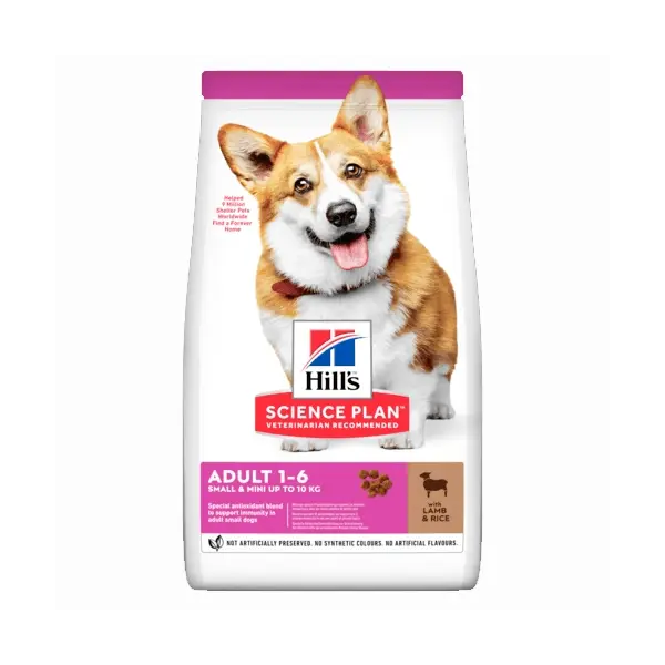 Hill's Science Plan Canine Adult Small &  Mini Lamb - храна за кучета от малките породи с агне - 6 кг