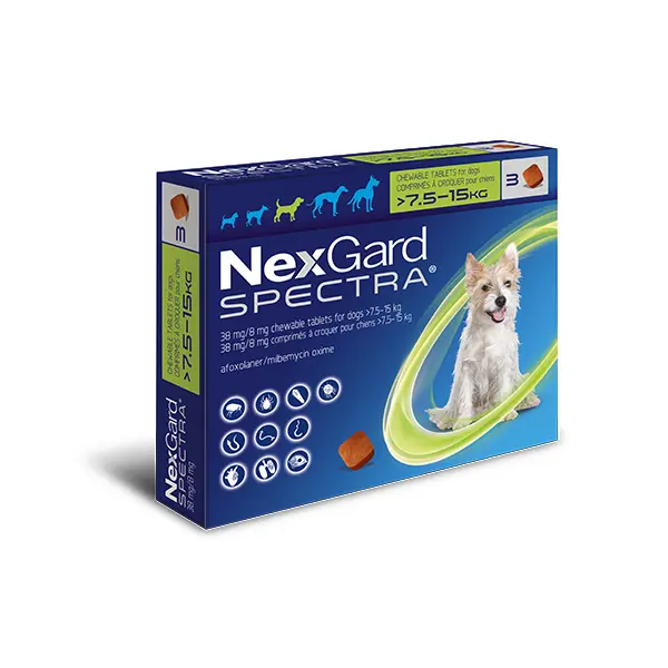 NexGard Spectra XL - 30-60 кг - КУТИЯ (3 бр. таб)