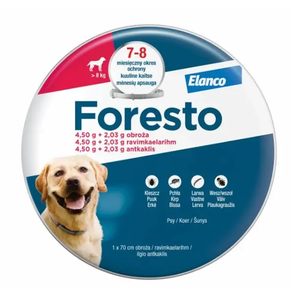 Foresto Large dogs противопаразитна каишка за кучета