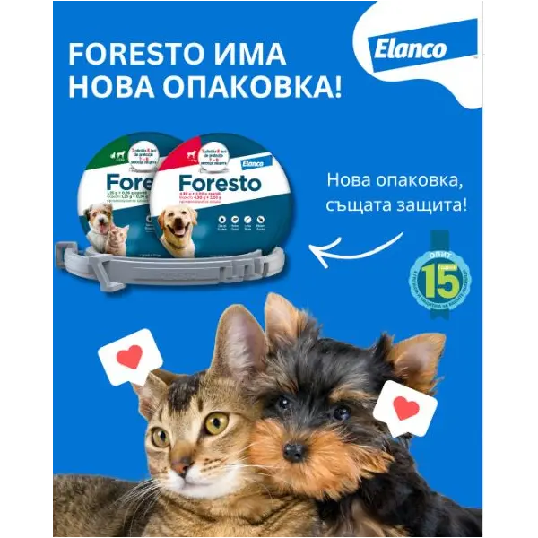 Foresto Large dogs противопаразитна каишка за кучета