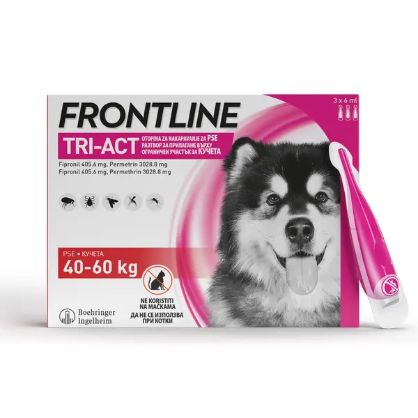Frontline Tri-Act L 20-40 кг. - КУТИЯ (3 бр.)
