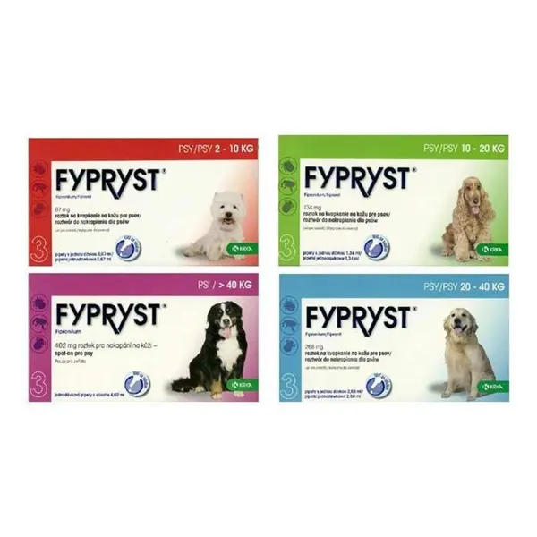 Fypryst Dog 10-20 кг - КУТИЯ С 3 броя пипети