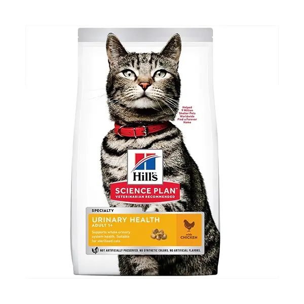 Hill's Science Plan Feline Adult Urinary Health - за профикактика на уринарния тракт - 7kg