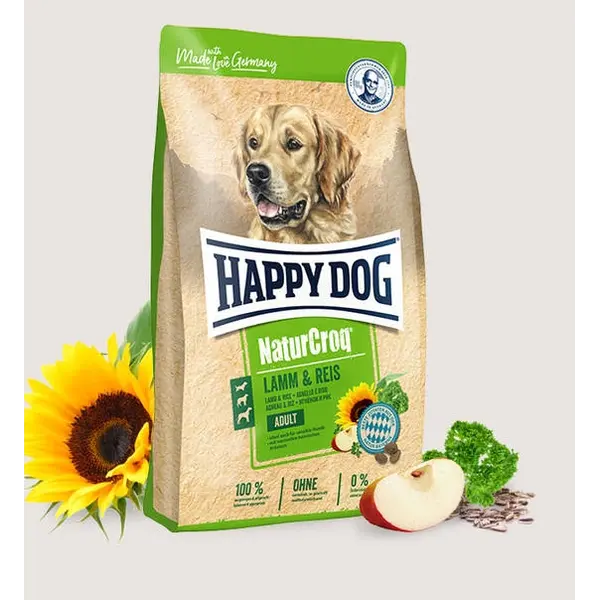 Happy Dog NaturCroq Lamb & Rice суха храна за кучета с агнешко и ориз