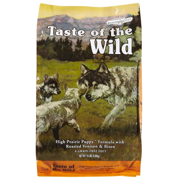 Taste Of The Wild суха храна за куче с печено месо от бизон и елен - Puppy 12,2 кг