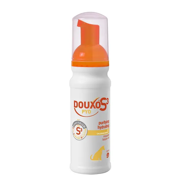 DOUXO S3 PYO мус 150ml - за възпалена кожа при кучета (с хлорхексидин)