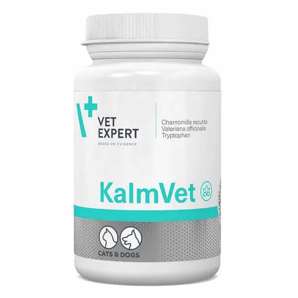 Vetexpert KalmVet - Намалява нивата на възбуда и стрес при кучета и котки - 60 таб.