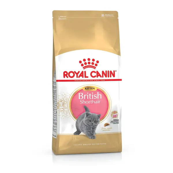 Royal Canin Kitten British Storthair - суха храна за подрастващи британски късокосмести котки до 1 година