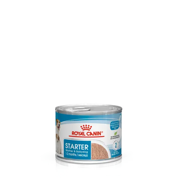 ROYAL CANIN® STARTER MOTHER&BABYDOG CAN - за женски кучета (бременни и кърмещи) и техните кученца (от отбиването до 2 месечна възраст) - 195 г