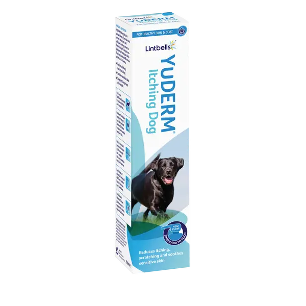 Lintbells YuDerm Itchy Dog - Есенциални Омега масла за кучета с чувствителна или сърбяща кожа, 500 мл