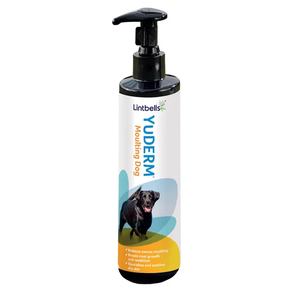 Lintbells YuDerm Moulting Dog 250 мл. - хранителна добавка за здрава кожа и козина