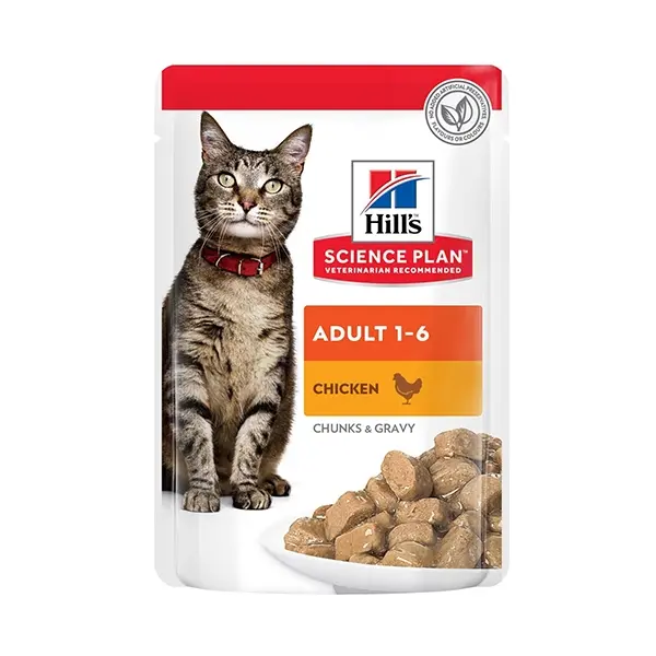 Hill's Science Plan Feline Adult Favourite Selection пауч за котка различни вкусове 12 бр. x 85 гр.