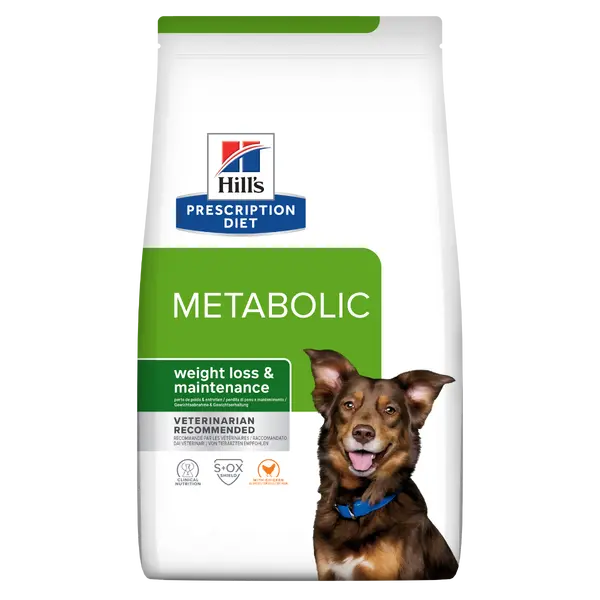Hill's PRESCRIPTION DIET Metabolic Weight Management - лечебна суха храна за кучета с наднормено тегло, с пилешко