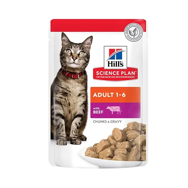 Hill's Science Plan Feline Adult Favourite Selection пауч за котка различни вкусове 12 бр. x 85 гр.