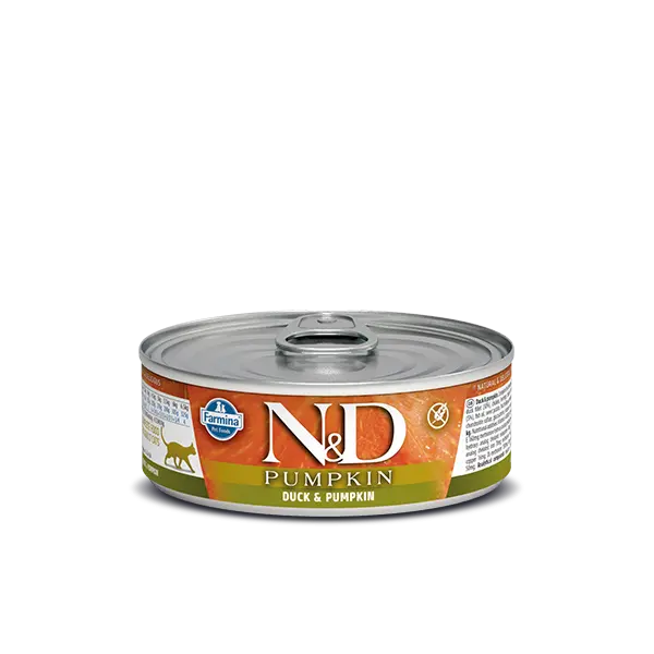 N&D Cat Pumpkin - консерва с патешко и тиква -  70 гр.