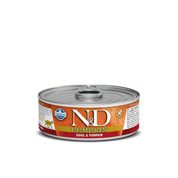N&D Cat Pumpkin - консерва с пъдпъдъче месо и тиква -  70 гр.