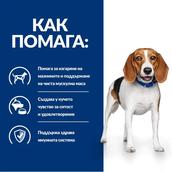 Hill's PRESCRIPTION DIET r/d Weight Loss - лечебна суха храна за кучета с диабет и наднормено тегло и колит или запек, с пилешко