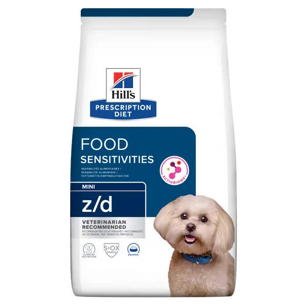Hill's PRESCRIPTION DIET z/d Mini Food Sensitivities – лечебна суха храна за мини кучета с хранителни алергии