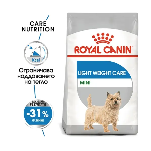 Royal Canin Mini Light Weightcare - суха диетична храна за кучета