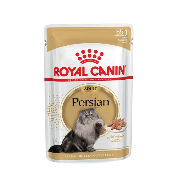 Royal Canin Persian - Пълноценна мокра храна за персийски котки  над 1 година в пауч - 12x85 г