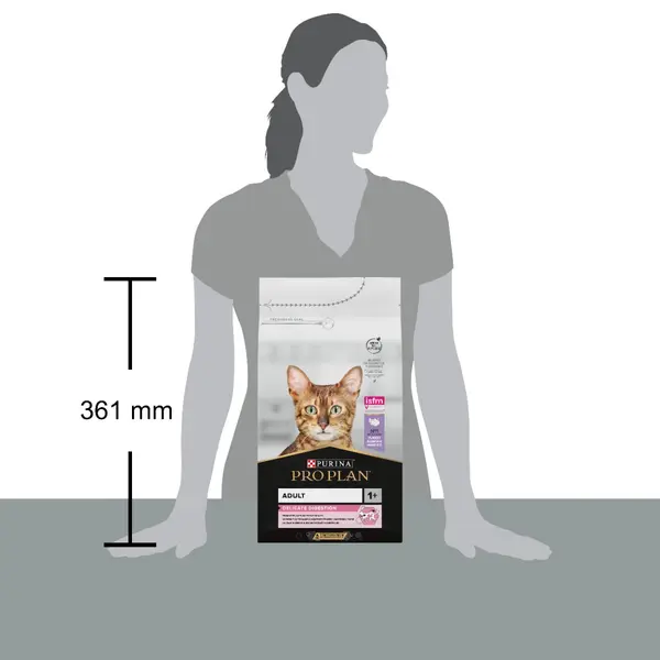 Pro Plan Cat DELICATE DIGESTION - за котки в зряла възраст с чувствителен стомах, суха храна с пуйка