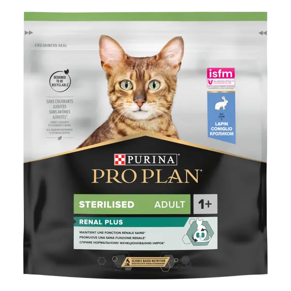 Pro Plan Adult Cat Sterilised Rabbit - суха храна за кастрирани котки със заек
