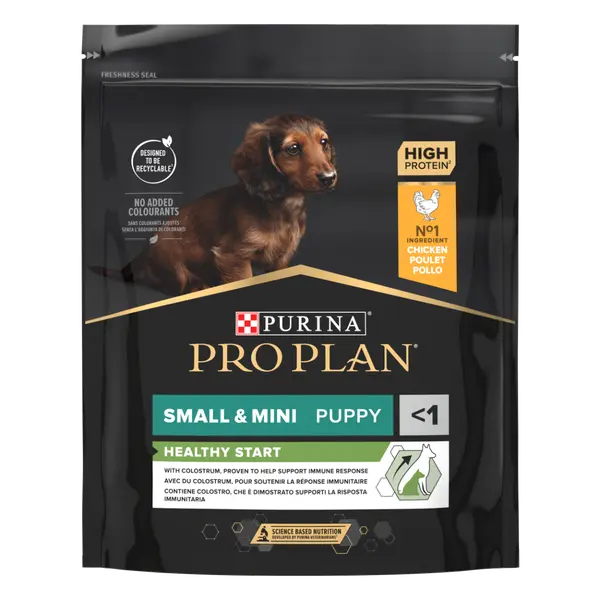 Pro Plan Small&Mini Puppy HEALTHY START - за малки кученца от дребни и мини породи, суха храна с пиле - 700гр