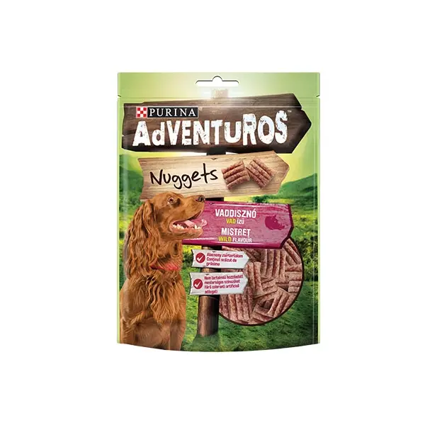 Purina ADVENTUROS - хапки с вкус на глиганско месо 90гр