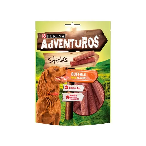 Purina ADVENTUROS - пръчици с вкус на бизонско месо 120гр