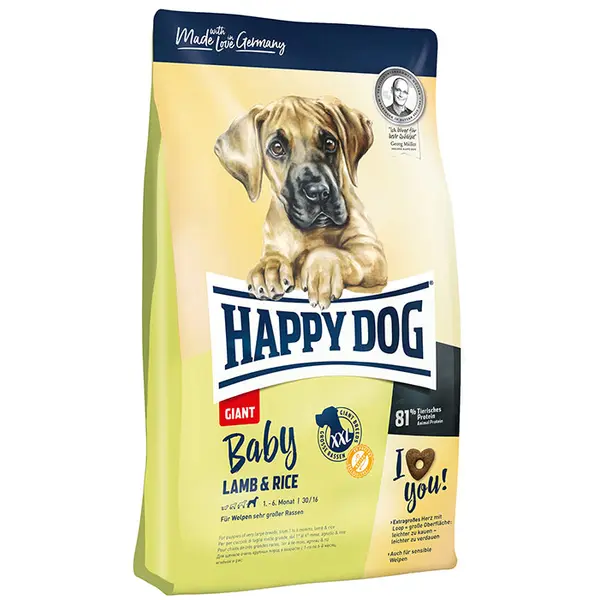 Happy Dog Baby Giant Lamb&Rice суха храна за кученца гигантски породи