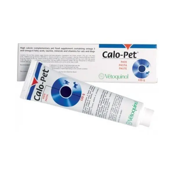 Vetoquinol - Calo Pet - енергийна поливитаминоминерална паста + таурин 120 гр.