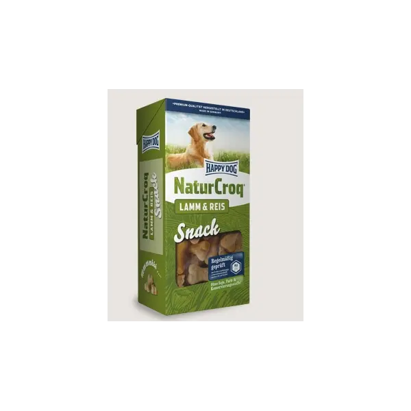 Happy Dog NaturCroq Snack Lamm & Reis - кучешки бисквити - 350 гр.