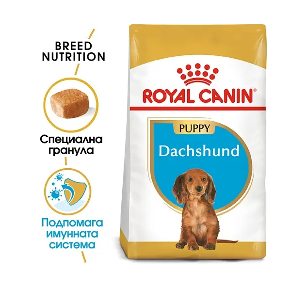Royal Canin Dachshund Puppy - за подрастващи кучета порода дакел от 2 до 10 месечна възраст - 1.5 kg