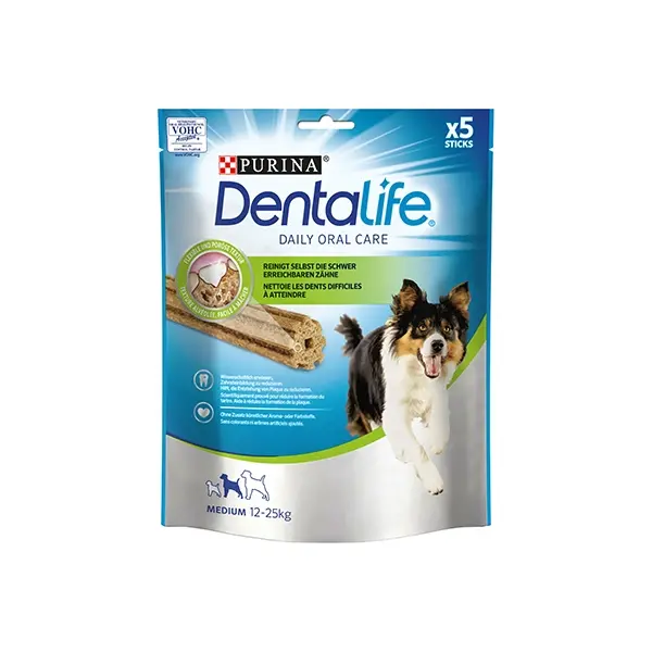 Purina DENTALIFE Medium Sticks - лакомсво за кучета от средни породи 115g