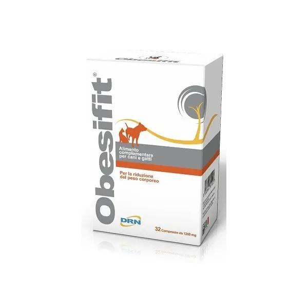 Obesifit® - 32 таблетки - допълваща храна за редуциране на телесното тегло при кучета и котки