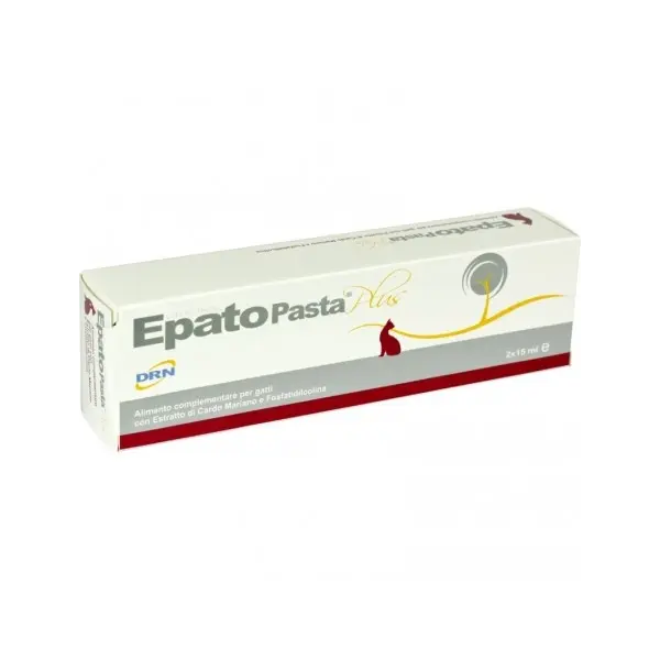 EPATO Pasta plus - диетична храна за котки С екстракт от магарешки бодил и лецитин - кутия с 2 шприца х 15 мл