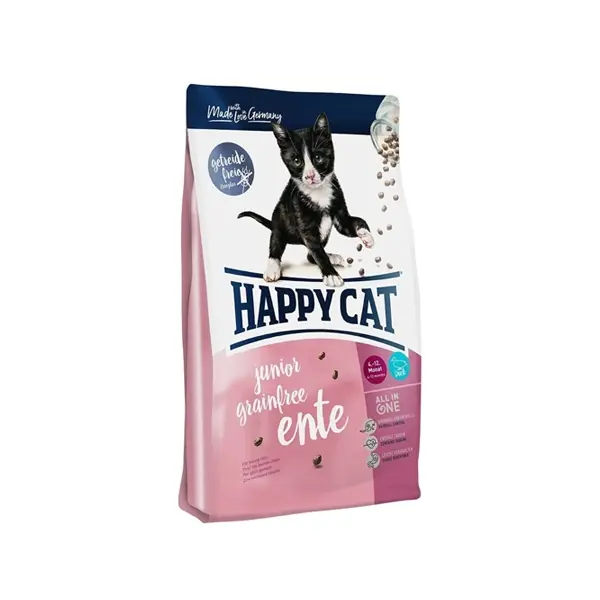 Happy Cat Young Junior Farm Duck - с патешко месо без зърнени съставки