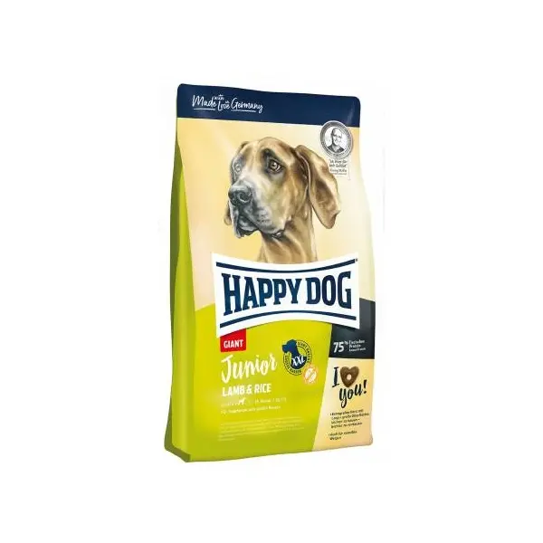 Happy Dog Junior Giant Lamb&Rice суха храна за кученца гигантски породи