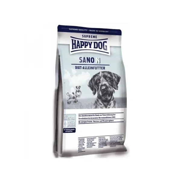 Happy Dog Sano N - суха храна за кучета със заболявания на бъбреците, черния дроб и сърцето