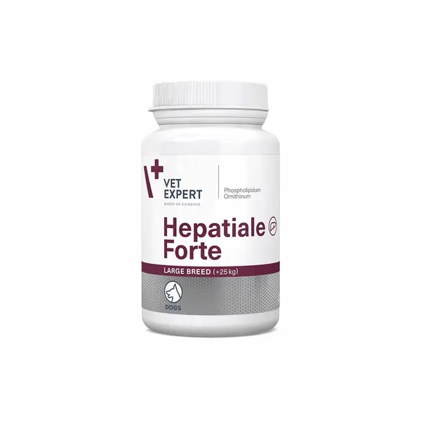 Vetexpert - Hepatiale Forte Large Breed 550 мг. - за кучета големи породи, подпомага чернодробната функция 40 таблетки