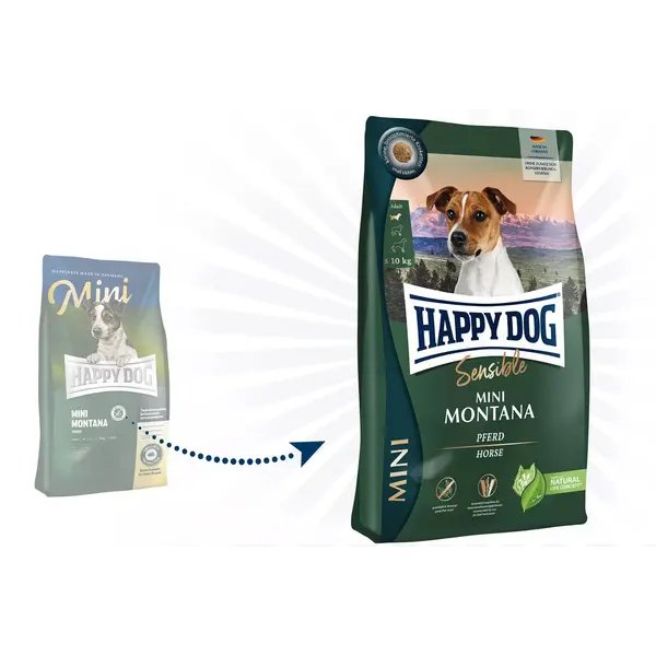 Happy Dog суха храна за кучета - Mini Montana