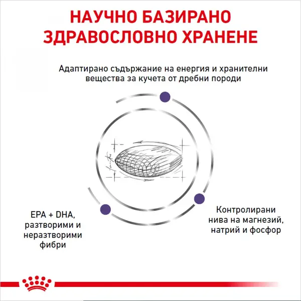 Royal Canin VCN Adult Small Dog - Пълноценна диетична храна за кучета в зряла възраст от дребни породи (до 10кг) - над 10 месеца