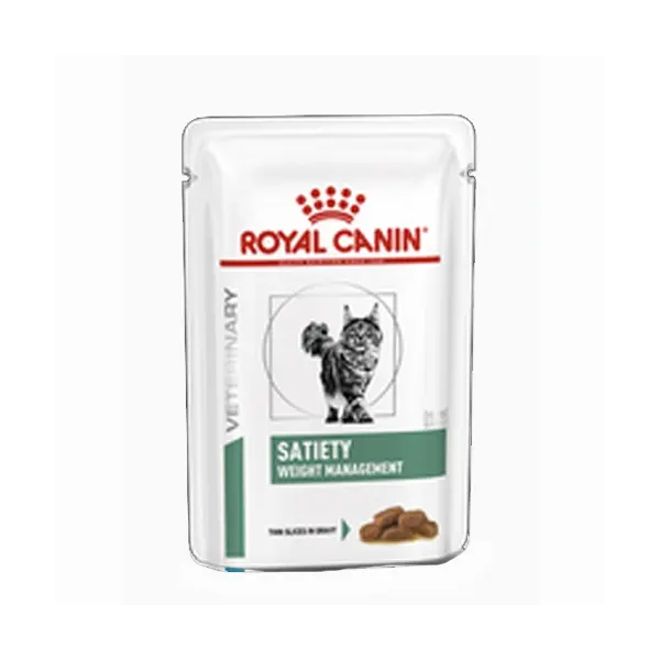 Royal Canin Satiety Weight Management Pouch - лечебна мокра храна за котки 12x85гр