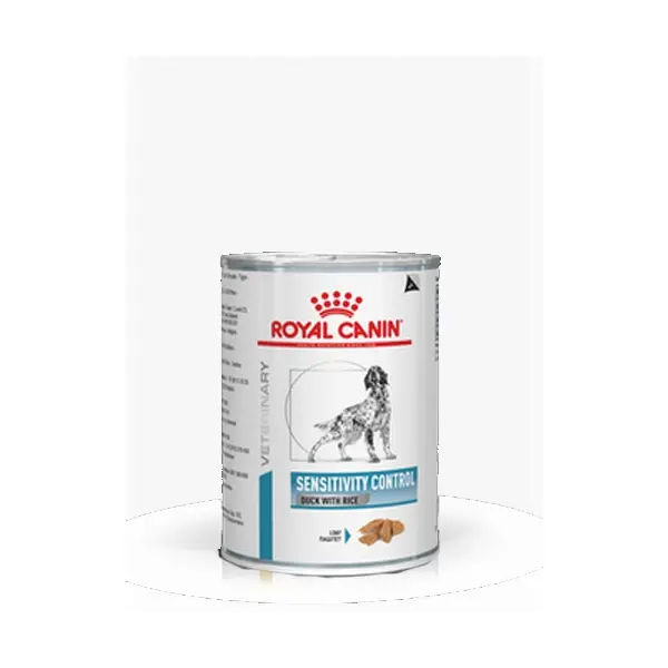 Royal Canin Sensitivity Control Duck and Rice - лечебна мокра храна за кучета за намаляване на непоносимостта към съставки и храни - 410 гр