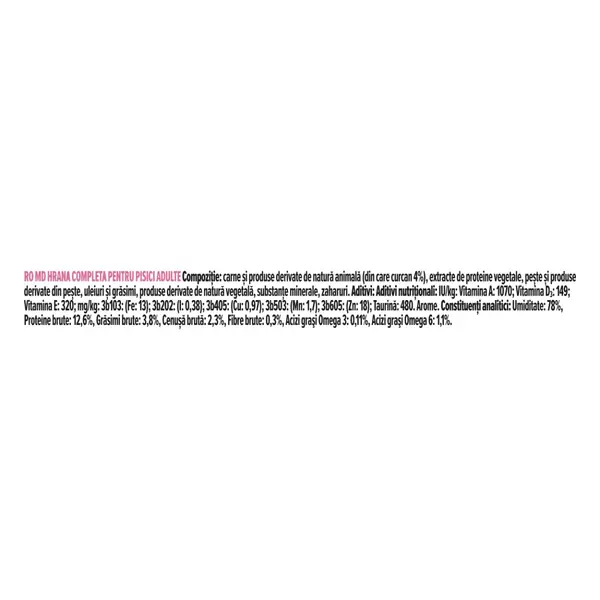 Pro Plan NUTRISAVOUR Adult Cat Delicate Digestion 85гр - мокра храна за котки в зряла възраст с чувствително храносмилане - пауч с пуйка в сос