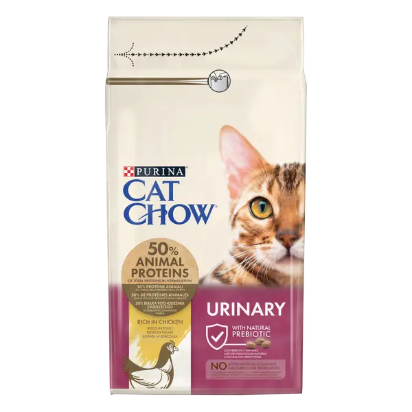 CAT CHOW Urinary Tract Health - суха храна за котки с пиле - грижа за уринарния тракт