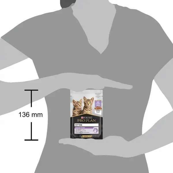 Pro Plan HEALTHY START Kitten 85 гр - мокра храна за котенца - пауч с пуйка в сос