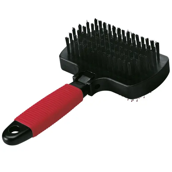 Ferplast GRO 5982 - Ддвойна четка с метални зъби и четина