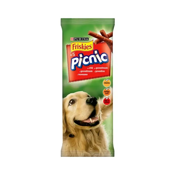 Friskies Picnic Dog - лакомство за куче с вкус на телешко - 42гр